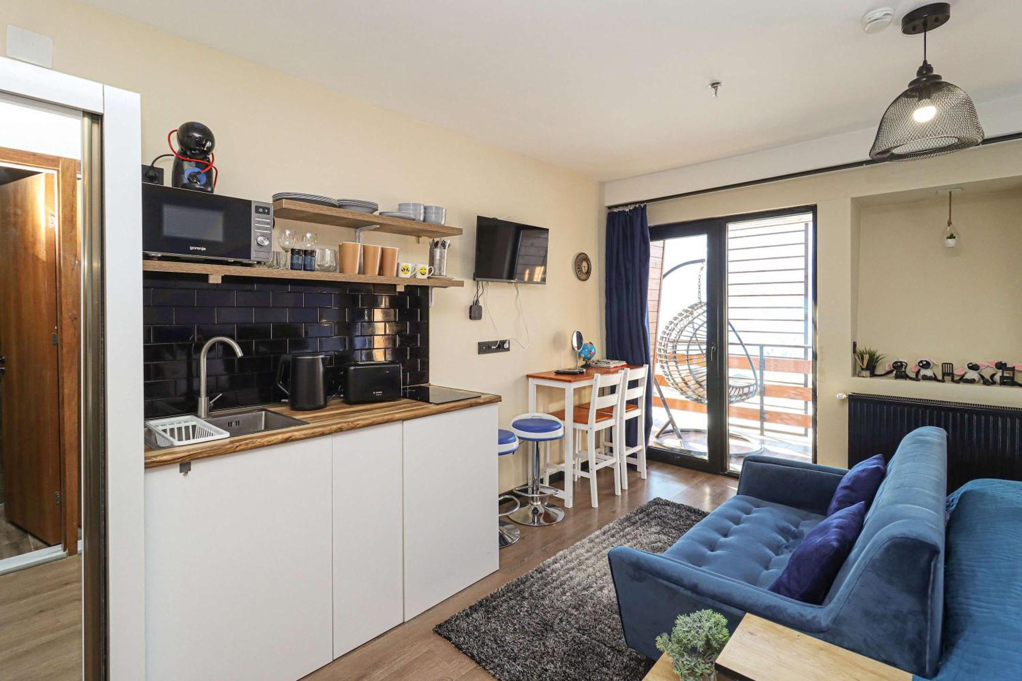 Stylish Studio Apartment With Balcony Goudaouri Extérieur photo