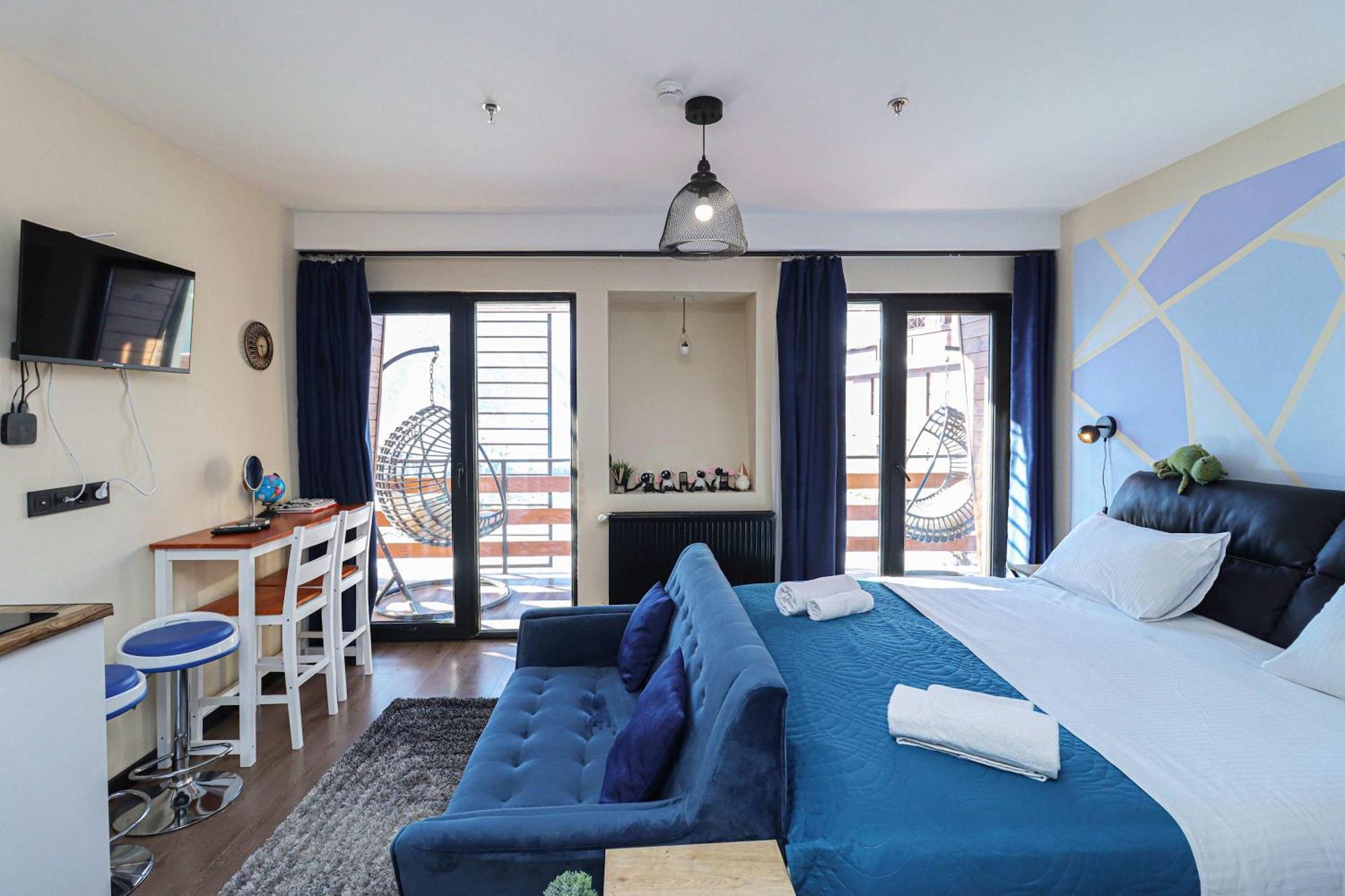 Stylish Studio Apartment With Balcony Goudaouri Extérieur photo